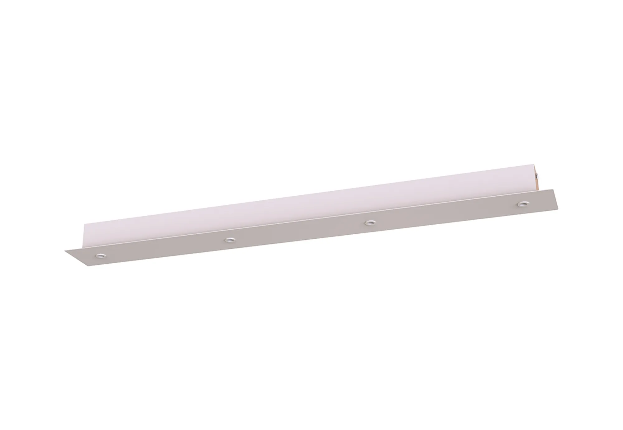 M9378  Modular 80 x 8cm Linear 4 DC Plug Canopy/Ceiling Rose Kit (FRAME ONLY) (Excluding Driver), White